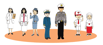 53 gambar kartun profesi pilot himpun. Pakaian Profesi Kelas 3 Sd Gurune Net