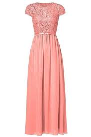 Ssyiz Custom Womens Vintage Floral Lace Cap Sleeve Long Chiffon Bridesmaid Evenin Dusky Pink Bridesmaid Dresses Bridesmaid Dresses