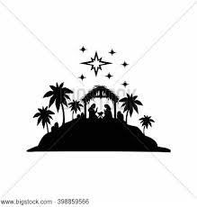 Holy Night Silhouette Vector Photo Free Trial Bigstock