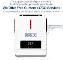 Jesudom 4.2KW 6.2KW 10.2KW Dual Output on 0ff Grid Solar Inverter 24v 48v  With MPPT Charge Controller Hybrid Solar Inverter