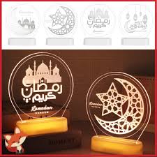 4.5 out of 5 stars. Buy Fay Party Supplies Eid Mubarak Decorative Ornaments Diy Crafts Led Lights Festival Home Decorations Table Decoration Scene Layout Props Ramadan Kareem Multicolor Seetracker Malaysia