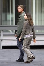 It's about a guy played by. Ellen Page Photos Photos Leonardo Dicaprio Ellen Page On Set Of Inception Leonardo Dicaprio Ellen Page Indie Movies