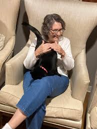 Pet therapy! 🐱 #SeniorLiving