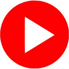 Red video play icon - Free red video icons
