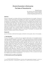 Pdf Pictorial Illustration In Dictionaries The State Of Theoretical Art Language is governed by rules.