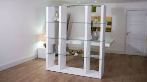 A blank area was left above the sofa to allow for. How To Create Artistic Convenient Interior With Glass Shelves