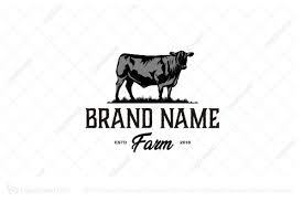 Cattle Cow Farm Company Logo Farm Logo Design Cow Logo Farm Logo