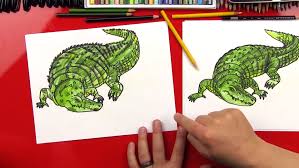 Pencil sketch video standard printable step by step. How To Draw A Realistic Crocodile Art For Kids Hub