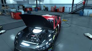 Run a custom tuning setup in a race. Review Nascar 14
