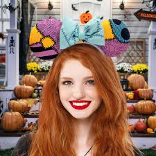 Disney Parks Nightmare Before Christmas Sally Mickey Mouse Ear Headband