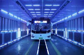 Bus Disinfection Through Uv Lights A Way To Fight Coronavirus In Shanghai Sustainable Bus