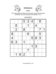 Online printable fill in puzzle are some from the most enjoyable things which you can use to pass time, however they may also be… Free Sudoku Puzzles Mathsphere