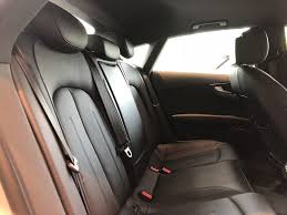 View Of The Rear Seating Bench On The 2018 Audi A7 With Black Interior Leather Standard Vehicle Available At Audi Of Audi Dealership Used Luxury Cars Audi A7