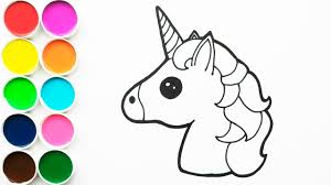 Arcoiris Dibujo Unicornio Para Colorear