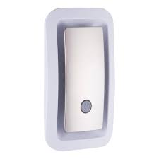 Ge Led Brushed Nickel Amber Glow Sleeplite Night Light 36244 The Home Depot