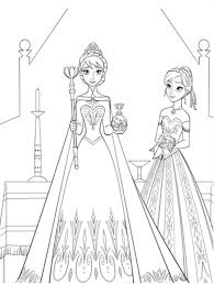 Elsa And Anna Colouring Pages Image Coloringz Com Coloriage Reine Des Neiges Coloriage Coloriage Elsa