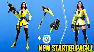 Let's face it, some skins are scarier than others. New Fortnite Starter Pack Yellowjacket Skin Chapter 2 Season 3 Youtube