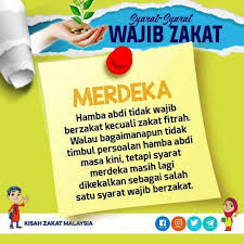 Syarat wajib berzakat fitrah ada 3: Syarat Syarat Wajib Zakat Zakat Kisah Zakat Malaysia Facebook