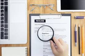 reviewing candidate resumes hiring