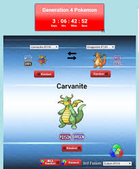 Dragon ball z team training 143.9k plays; Pokemon Fusion 2 Pokemon Fusion Generator Has Been Updated To