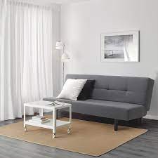 If you're looking for a comfy but super chic couch, this sofa from ikea will really show off your personality. Balkarp Sleeper Sofa Vissle Gray Ikea