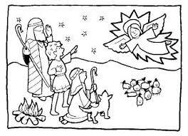 Shepherds And Angel Angel Coloring Pages Christmas Coloring Pages Christmas Coloring Sheets