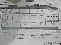 توزيع منهج اللغة العربية للصف الرابع الابتدائي الترم الثاني 2021 الامتحان التعليمى