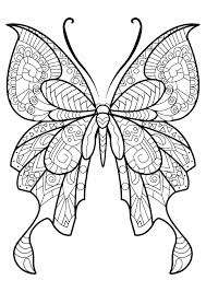 Download and print free butterfly abstract coloring pages. Butterfly Coloring Pages For Kids Novocom Top