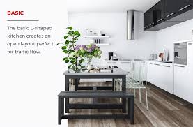 l shaped kitchen layouts design, tips