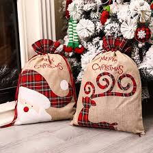 Karshall 2 Pcs Christmas Santa Sacks