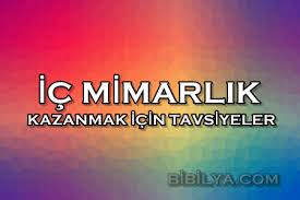 Hollanda'ya mimar olarak olarak gelebilmek için gerekli şartlar neler? Ic Mimarlik Kazanmak Icin Tavsiyeler Ve Ic Mimarlik Bolum Incelemesi Guzel Fikir