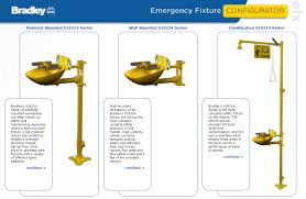 Ansi specifies emergency shower spray patterns must have a minimum diameter of 20 in. Halo Emergency Eye Wash And Eye Facewash Fixtures Bradley Corp