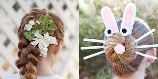 The cute easter hairstyles for consistently is a polish of twists, a reasonable geometry of the lines and simple carelessness, giving the picture of a lively coquetry. 13 Cute Easter Hairstyles For Kids Easy Hair Styles For Easter
