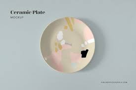 Ceramic Plate Mockup Instagram Mockup Ceramic Plates Surface Pattern Design