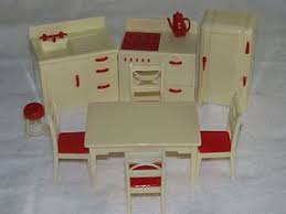 Complete Kitchen Set Vintage Renwal Dollhouse Furniture 3 4 Fits Marx Ideal Dollhouse Furniture Vintage Dollhouse Doll House