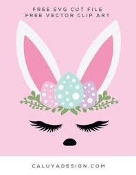 This listing gives you the ability to produce products to sell using this svg or to make as gifts for friends/family. Free Bunny Faces Svg Png Dxf Eps By Caluya Design Bunny Face Free Printable Clip Art Bunny Svg