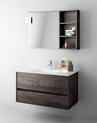 Der vorteil liegt in einem design, das wie aus einem guss wirkt. Platzsparender Schrank Fur Badezimmer Mit Spiegel Und Regal Idfdesign