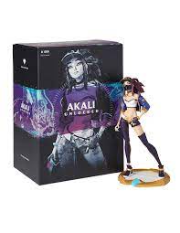 This special edition includes a blacklight that shows off akali's neon accents when shone on the statue. K Da Akali Unlocked Estatuas De Coleccion League Of Legends