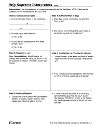 Check spelling or type a new query. Icivics Supreme Interpreters Answer Key Fill Online Printable Fillable Blank Pdffiller
