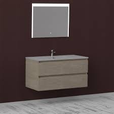 Meuble vanité pour salle de bain avec lavabo de verre jamais installé, jamais utilisé. Meuble De Salle De Bains Evasion Bois Clair 2 Tiroirs 100cm Meuble De Salle De Bain Meuble De Salle De Bain Salle De Bains Et Wc Decoration Interieur