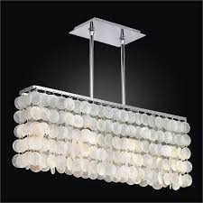 Capiz Chandeliers Seashell Light Fixtures Shop Glow Lighting