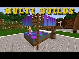 In the crafting menu, add the 3 planks and the wool into the grid. Building A Four Poster Bed Multi Builds 1 Minecraft Pc Youtube