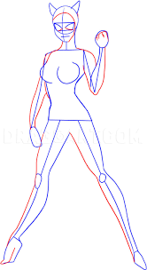 How to draw catwoman easy, step by step, drawing guide, by dawn. How To Draw Catwoman Step By Step Drawing Guide By Dawn Dragoart Com