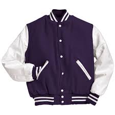 Black And White Varsity Jacket Outfit Dark Purple And White Varsity Letterman Jacket Leather Sleeve Jacket Varsity Jacket Varsity Letterman Jackets