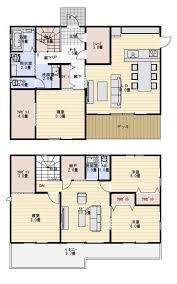 親と同居する二世帯住宅の間取り例 二世帯住宅間取り 二世帯住宅 間取り 住宅 間取り 間取り