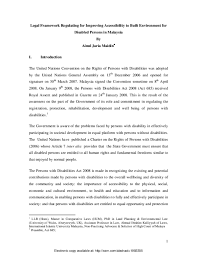 Request information about master degrees in radiography in malaysia 2021. Pdf Legal Framework Regulating For Improving Accessibility To Built Environment For Disabled Persons In Malaysia Ainul Jaria Maidin Academia Edu