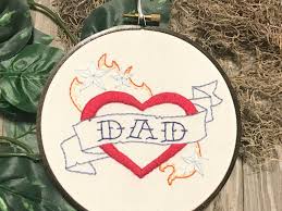 21 Personalized Father S Day Gifts You Can Find At Etsy Business Insider In 2020 Personalized Fathers Day Gifts Embroidery Hoop Art Handmade Father S Day Gifts