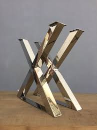 Steel Table Legs Metal Stainless Steel 28 X Frame Table Etsy Metal Table Legs Steel Table Legs Custom Table Legs
