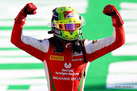 Schumacher is calm and relaxed, sat in full ferrari gear, including the baseball cap and now mandatory mask. Schumacher Victory At Monza Keeps F1 Dream Alive Grand Prix 247