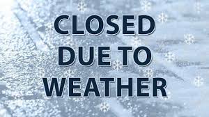 Closed due to weather sign. The Restore Will Be Closed Ann Arbor Habitat Restore Facebook